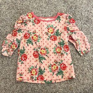 Matilda Jane pink floral top size 4
